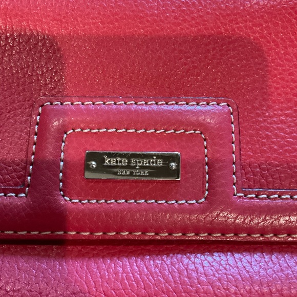 kate spade new york True Red Leather Shoulder Bag - excellent condition - Picture 4 of 7
